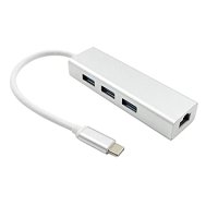 C-Type to USB3.1 RJ45 (Aluminum)